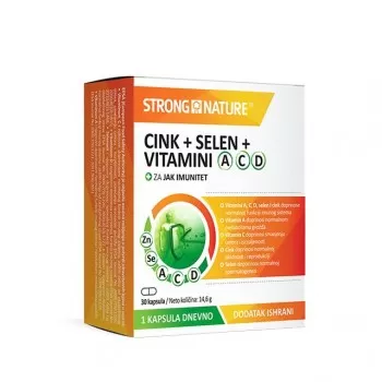 Elephant Cink + Selen + vitamini A, C, D 30 kapsula