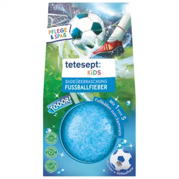 Tetesept šumeća kupka Fudbalska groznica 140g