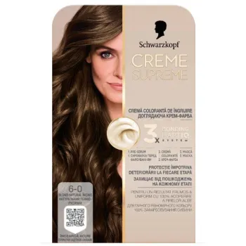 Creme Supreme farba za kosu 6.0 Natural Light Brown