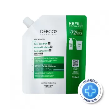 Vichy Dercos šampon protiv peruti za masnu kosu 390ml