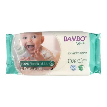 Bambo Nature vlažne maramice 50 komada