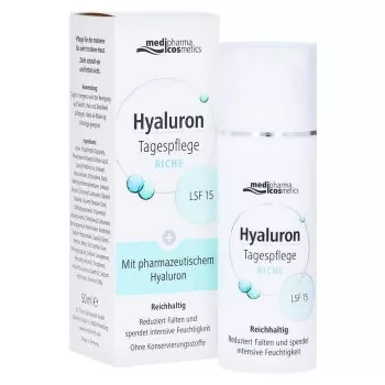 MEDIPHARMA HYALURON BOGATA DNEVNA KREMA SPF15 50ML
