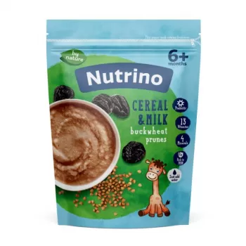 NUTRINO MLEČNA INSTANT KAŠA HELJDA SA SUVOM ŠLJIVOM 200G
