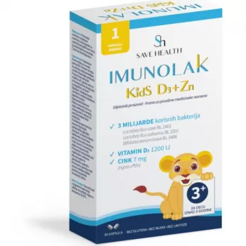 Imunolak Kids D3+Zn kapsule 30 kom
