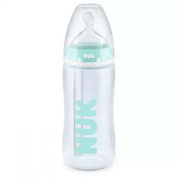 NUK plastična anticolic flašica sa indikatorom temperature 300ml