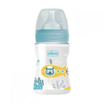 Chicco WB plastična flašica anti-colic plava 150ml