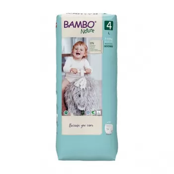Bambo Nature gaćice 4 7-12kg 40 komada
