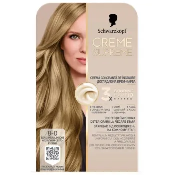 Creme Supreme farba za kosu 8.0 Natural Blonde