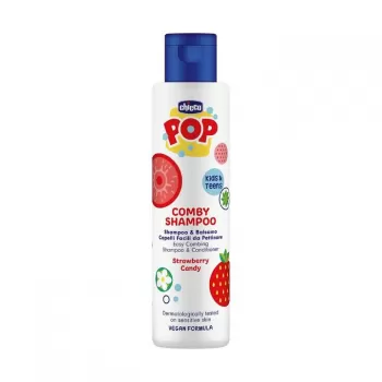 Chicco Pop 2u1 šampon i regenerator jagoda 250ml