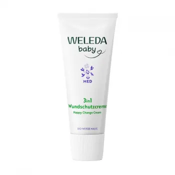 Weleda Baby 3u1 krema za područje pelena beli slez 50ml