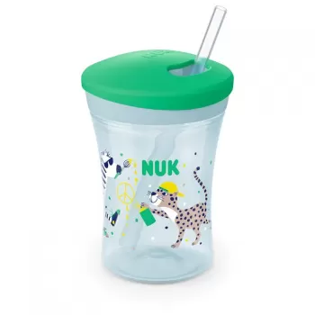 NUK čaša sa slamčicom 12m+ 230ml 255599