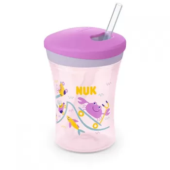 NUK čaša sa slamčicom 12m+ 230ml 255600