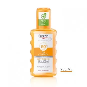 EUCERIN OIL CONTROL DRY TOUCH SPREJ ZA ZAŠTITU OSETLJIVE KOŽE OD SUNCA SPF 50+ 200ML