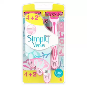 Gillette Simply Venus brijač za jednokratnu upotrebu 4+2 gratis