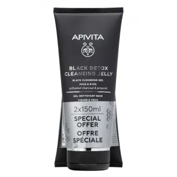 Apivita crni detox gel 2x150ml