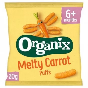 Organix organska šargarepa flips 20g