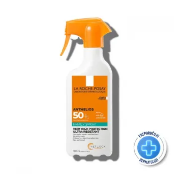 La Roche-Posay Anthelios Family sprej za decu i odrasle SPF50+ 300ml