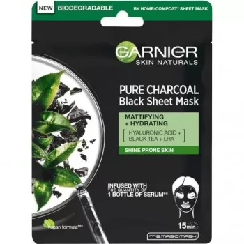Garnier maska za lice u maramici Charcoal 28g