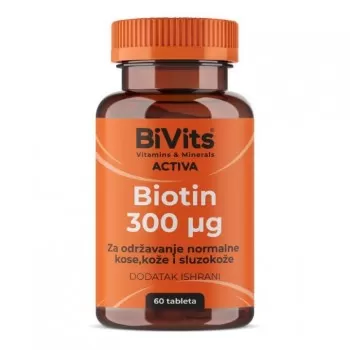 Bivits Activa Biotin 300mcg tablete 60 kom