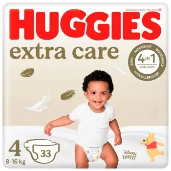 Huggies pelene Extra Care 4 8-16kg 33 komada