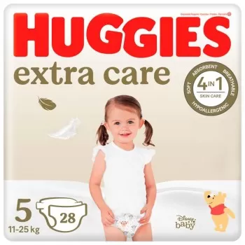 Huggies pelene Extra Care 5 11-25kg 28 komada