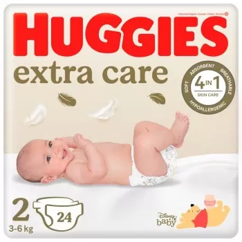 Huggies pelene Extra Care 2 3-6kg 24 komada