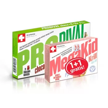 Probival Choco medvedići + Megakid Krill kapsule set