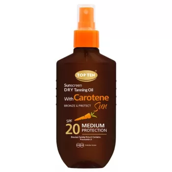 Top Ten Carotene suvo ulje za sunčanje SPF20 150ml