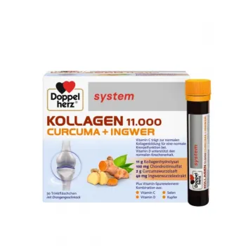 Doppelherz System Kolagen 11.000 Kurkuma + Đumbir 30 ampula
