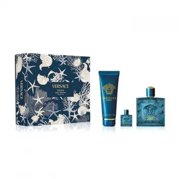 Versace Eros Men set parfem 100ml + gel 150ml + parfem 5ml