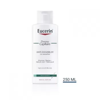 EUCERIN DERMOCAPILLAIRE GEL ŠAMPON PROTIV MASNE PERUTI 250ML