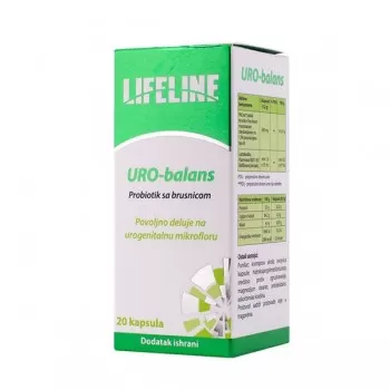 Lifeline Uro-Balans 250mg 20 kapsula
