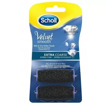 Scholl Velvet Smooth rezervni roler za električnu turpiju Extra Coarse 2 komada