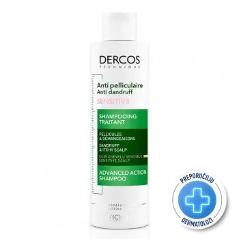 Vichy Dercos šampon protiv peruti za osetljivu kožu 200ml