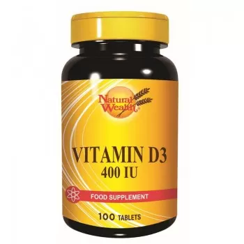 Natural Wealth Vitamin D 400 IJ 100 tableta
