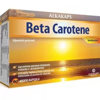 Alkakaps Beta Caroten 2mg 90 kapsula