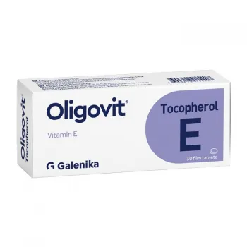 Oligovit Tocopherol E 10mg 30 film tableta