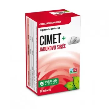 Cimet + jabukovo sirće 30 tableta