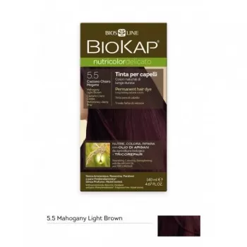 Biokap Delicato farba 5.5 Mahagoni svetlo smeđa