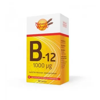 Natural Wealth B12 1000mcg 50 tableta