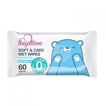 Becollino vlažne maramice Soft&Care 60 komada