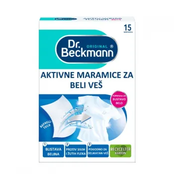 DR.BECKMANN AKTIVNE MARAMICE ZA BLISTAVO BELI VEŠ A15