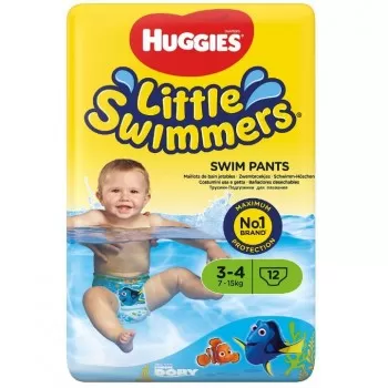 Huggies gaćice za kupanje 3-4 7-15kg 12 komada