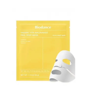 Biodance Radiant Vita Niacinamide Real Deep sheet maska za lice 1 komad