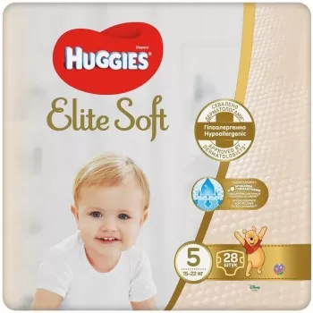 Huggies pelene Elite Soft 5 15-22kg 28 komada