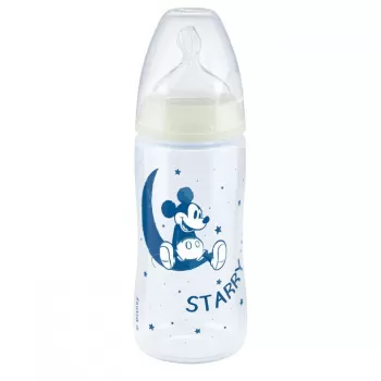 NUK plastična flašica sa indikatorom temperature Night 6-18M 300ml