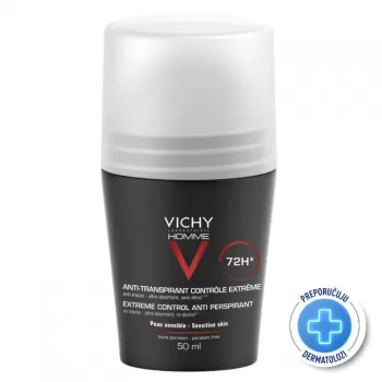 Vichy Homme Deodorant roll-on 72h 50ml