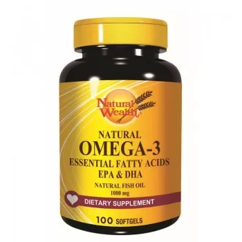 Natural Wealth Omega-3 1000mg 100 kapsula