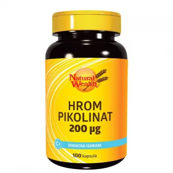 Natural Wealth Hrom pikolinat 200mcg 100 tableta