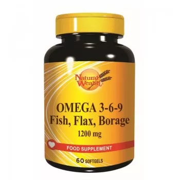 Natural Wealth Omega 3-6-9 60 kapsula